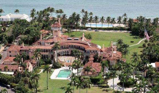 In this aerial view, former President Donald Trump's Mar-a-Lago estate is seen on Sept. 14, 2022, in Palm Beach, Florida.