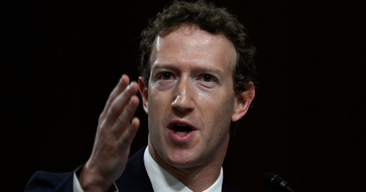 Mark Zuckerberg, CEO of Meta, testifies during the US Senate Judiciary Committee hearing "Big Tech and the Online Child Sexual Exploitation Crisis" in Washington, D.C., on Jan. 31.