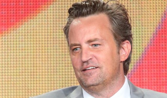 Matthew Perry speaks onstage during "The Odd Couple" panel as part of the CBS/Showtime 2015 Winter Television Critics Association press tour in Pasadena, California, on Jan. 12, 2015.