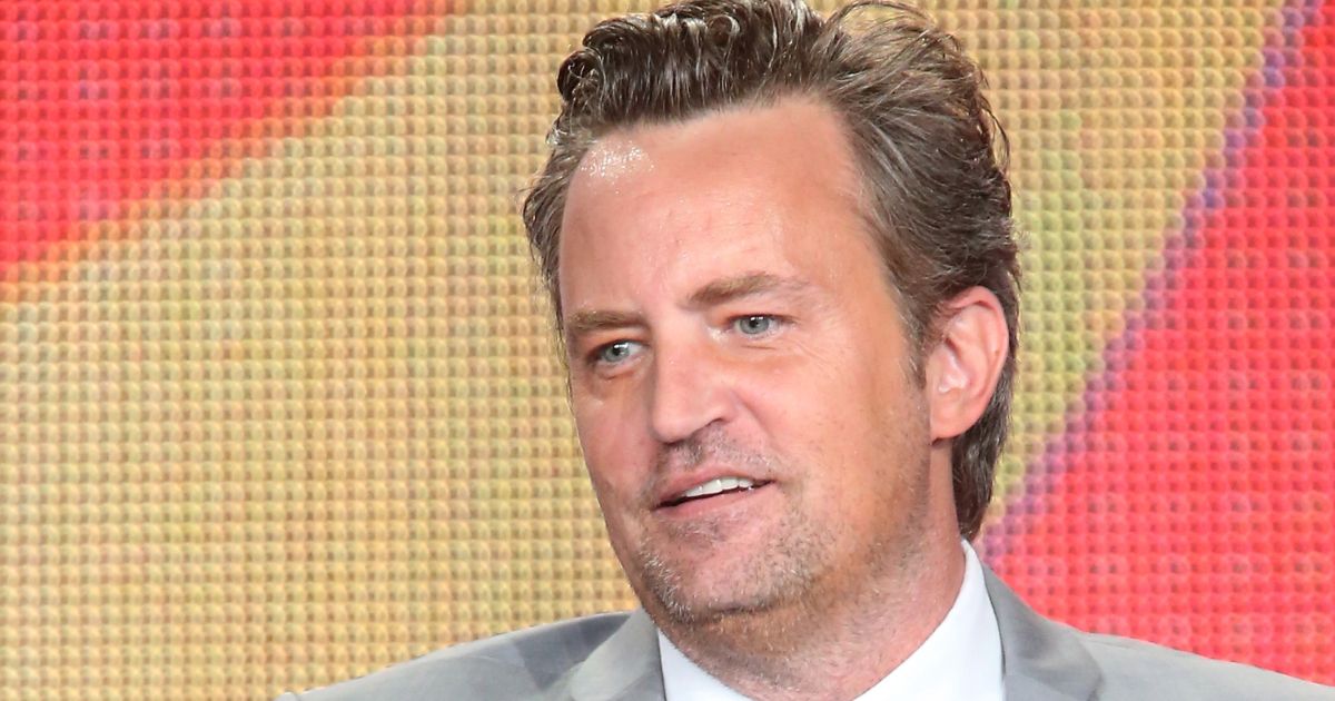 Matthew Perry speaks onstage during "The Odd Couple" panel as part of the CBS/Showtime 2015 Winter Television Critics Association press tour in Pasadena, California, on Jan. 12, 2015.