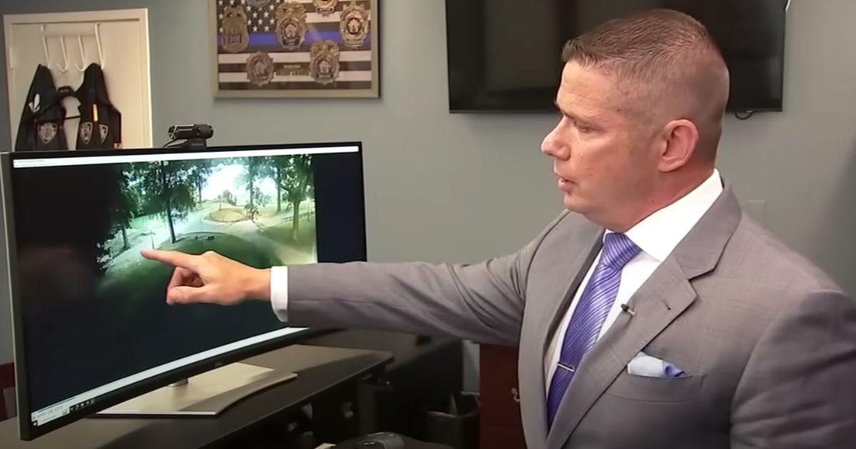 NYPD Assistant Chief of Detectives Jason Savino points out a "wolf pack" on surveillance video taken in Central Park in New York City.