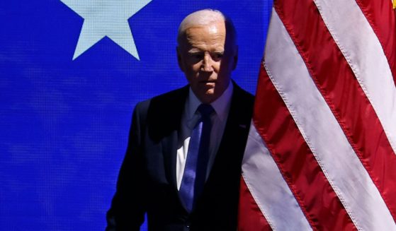 U.S. President Joe Biden steps on stage during the first day of the Democratic National Convention at the United Center on Monday in Chicago, Illinois. Delegates, politicians, and Democratic party supporters are in Chicago for the convention, concluding with current Vice President Kamala Harris accepting her party's presidential nomination. The DNC takes place from August 19-22.