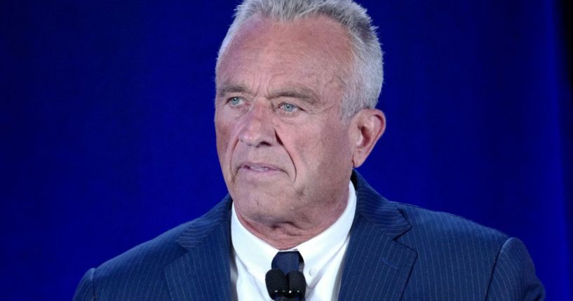 Robert F. Kennedy Jr. speaks in Phoenix, Arizona, on Friday.