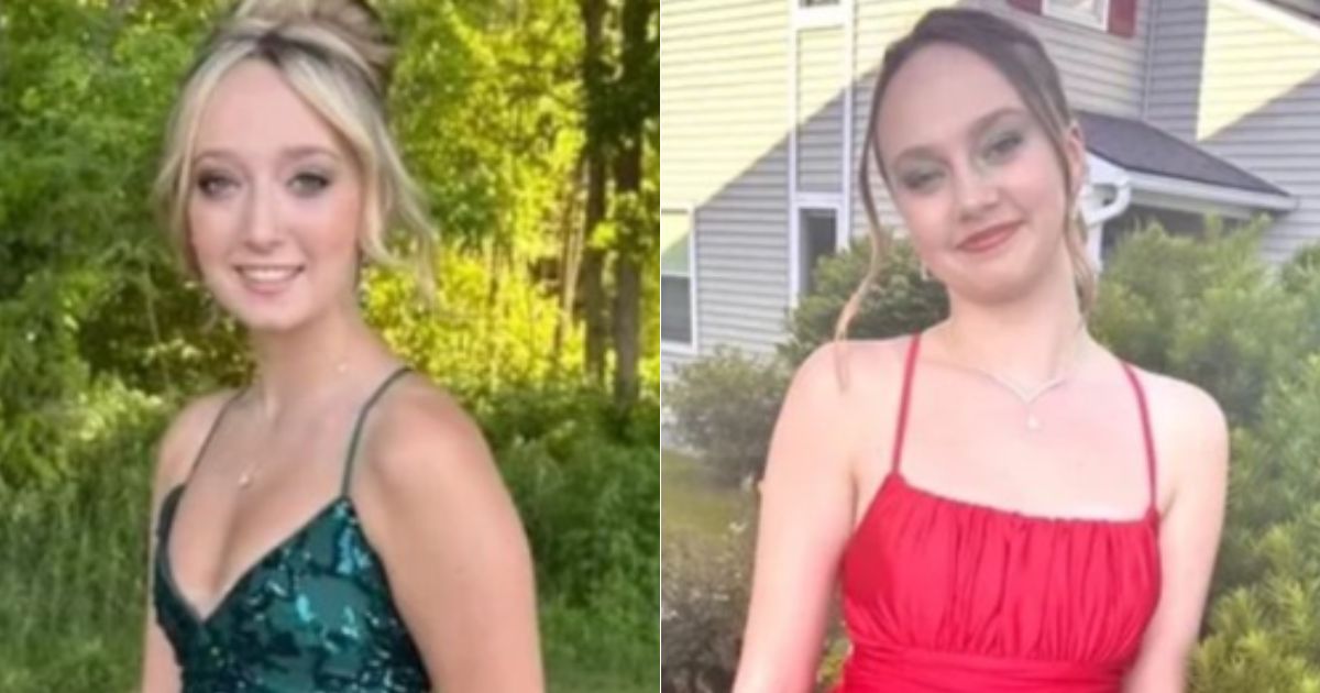 Hailey, left, and Shelby Trumble, right, were killed in a car crash in Cayuga County, New York, on Aug. 1.