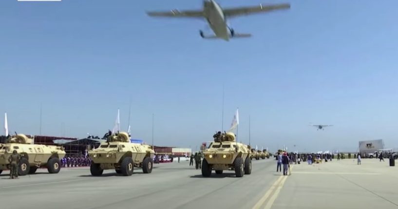 On Wednesday, the Taliban in Afghanistan used U.S. weapons and vehicles left in the country during the 2021 withdrawal in a parade on Bagram Air Base.