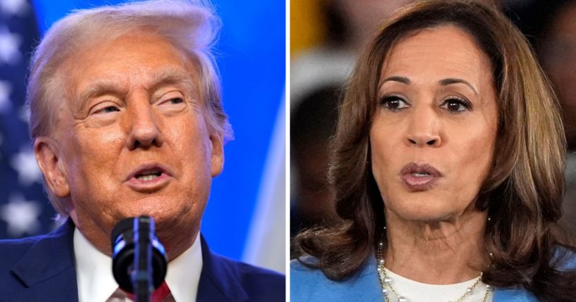 On Tuesday, former President Donald Trump, left, posted on Truth Social that plans for a presidential debate against Vice President Kamala Harris are moving forward.