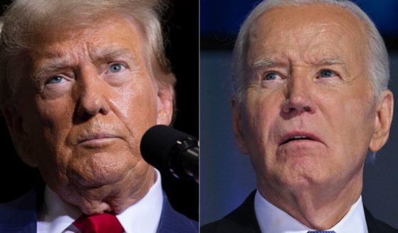 In an interview with Dr. Phil, which was posted on Tuesday, former President Donald Trump, left, blamed President Joe Biden, right, for the inadequate Secret Service he was given, which resulted in an assassination attempt on July 13.