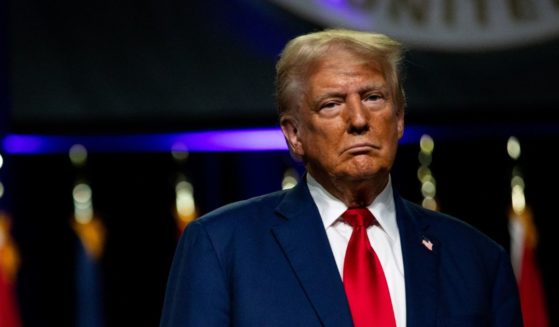 Republican presidential nominee, former U.S. President Donald Trump during the National Guard Association of the United States' 146th General Conference & Exhibition at Huntington Place Convention Center on Monday in Detroit, Michigan. Michigan's importance to the Trump re-election campaign has become front and center as he marks his eighth visit to the state this year, including an additional event in Eaton County on August 29th.