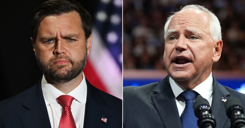 Republican Vice Presidential candidate J.D. Vance, left, had harsh words for Minnesota Gov. Tim Walz, right, who was announced Tuesday as Kamala Harris' running mate for the 2024 presidential campaign.