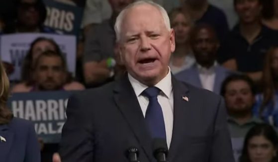 During his first campaign rally with Vice President Kamala Harris, Gov. Tim Walz made an inappropriate joke about Republican vice presidential candidate J.D. Vance, and Harris seemed less than amused.