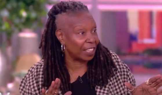 During Thurday's episode of "The View," co-host Whoopi Goldberg became agitated when Gov. Chris Sununu began talking about "the elites."