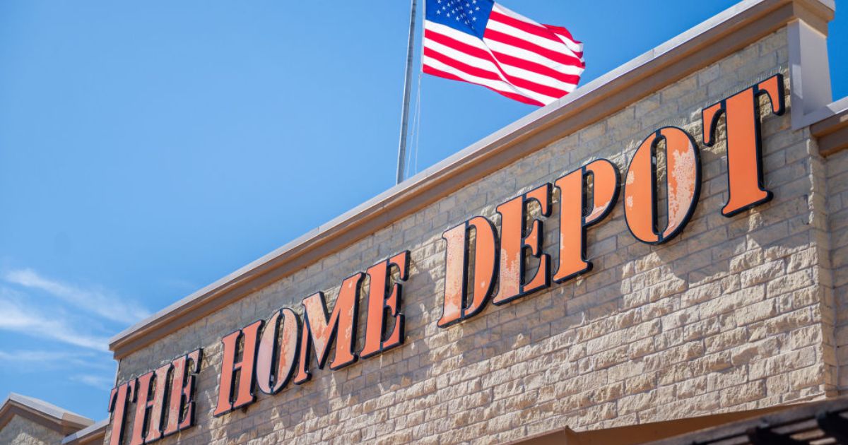 The Home Depot store is seen on Feb. 20, 2024 in Austin, Texas. A Fox News story highlighted the company's alleged ties to a wildly progressive social program.