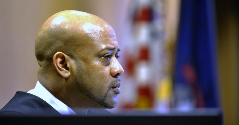 Judge Kenneth King listens during a probable-cause hearing, April 2, 2015, in Detroit.