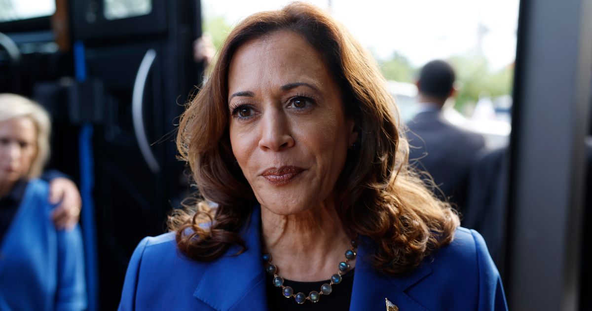 Democratic presidential candidate, U.S. Vice President Kamala Harris speaks to reporters outside of Primanti Bros. Restaurant on August 18, 2024 in Moon Township, Pennsylvania.