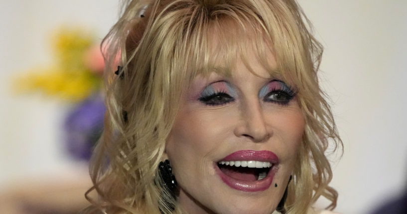 Dolly Parton performs during an event celebrating the Missouri statewide expansion of Dolly Parton's Imagination Library on Aug. 27 in Kansas City, Missouri.