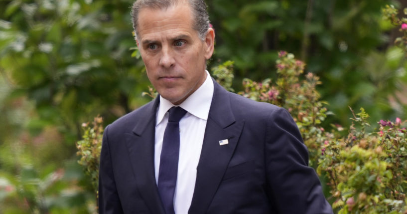 Hunter Biden departs from federal court June 11, 2024, in Wilmington, Delaware.