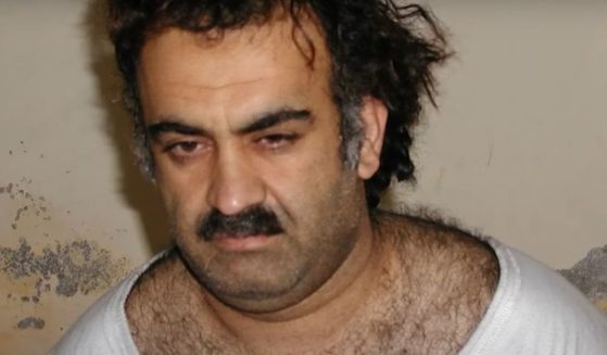 This YouTube screen shot shows Khalid Shaikh Mohammad, a 9/11 conspirator who struck a plea deal with the U.S. Department of Justice in an announcement made July 31.