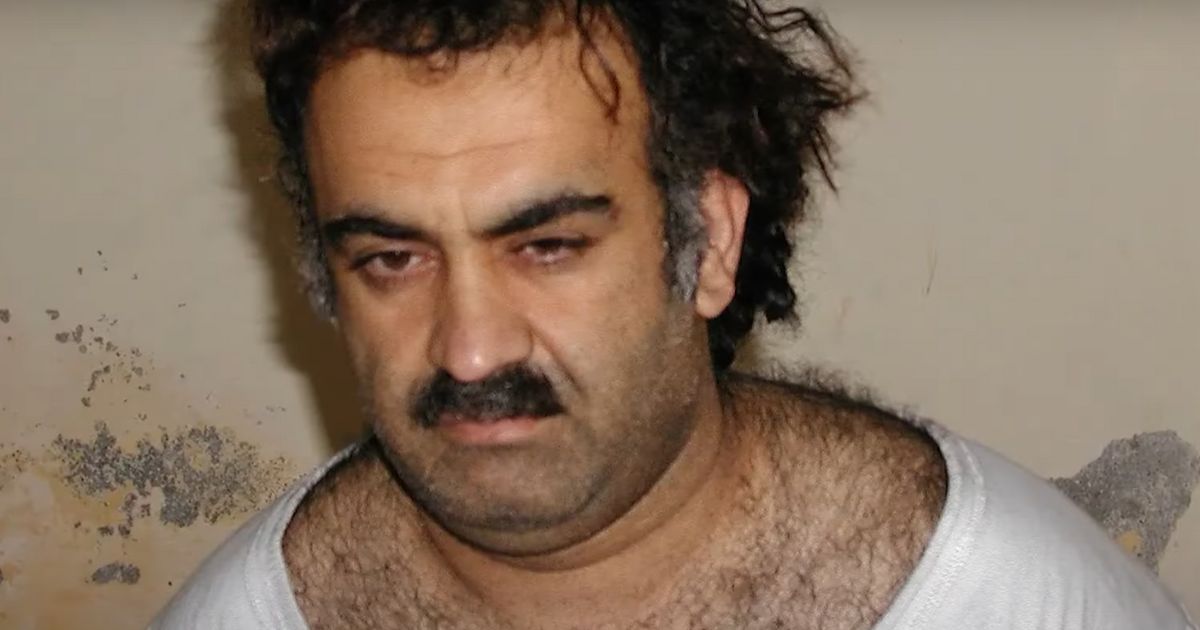 This YouTube screen shot shows Khalid Shaikh Mohammad, a 9/11 conspirator who struck a plea deal with the U.S. Department of Justice in an announcement made July 31.