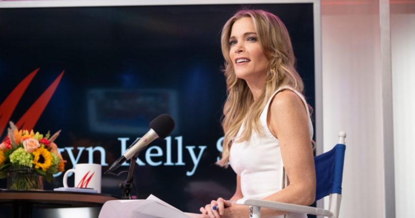 Megyn Kelly is seen on" The Megyn Kelly Show" at the SiriusXM Studios in New York City.on May 20.