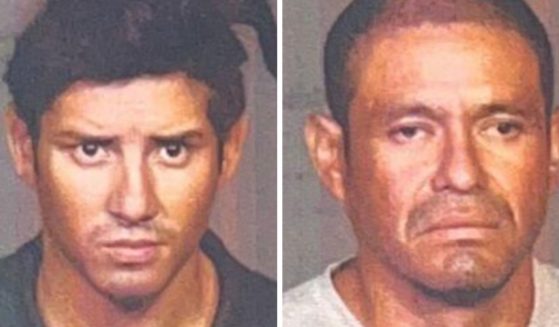 These X screen show David Davon-Bonilla (L) and Leovando Moreno (R), two South American migrants who are alleged to have been involved with the raping of an unnamed woman.