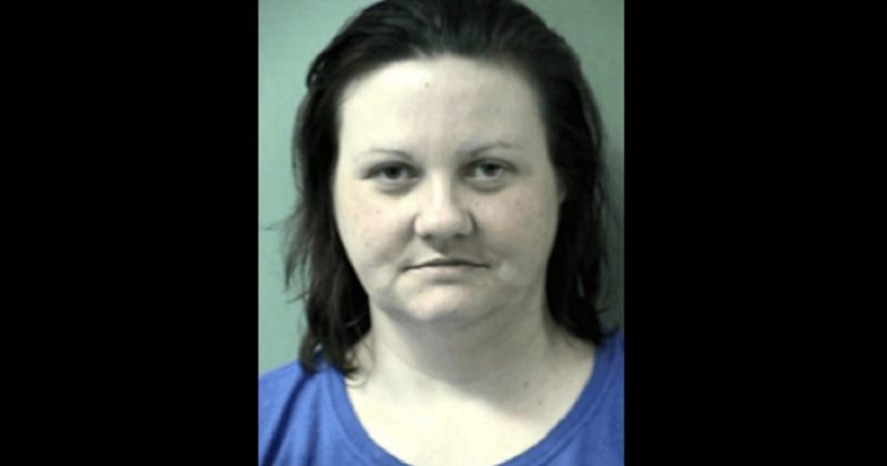 This is the police mugshot of Ilena Renae Rasmussen.