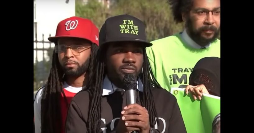 This YouTube screen shot shows D.C. Councilmember Trayon White Sr., who was arrested by the FBI on Aug. 18.