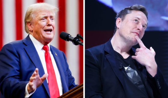 (L) Republican presidential nominee, former U.S. President Donald Trump speaks at a rally at the Brick Breeden Fieldhouse at Montana State University on August 9, 2024 in Bozeman, Montana. (R) Elon Musk attends 'Exploring the New Frontiers of Innovation: Mark Read in Conversation with Elon Musk' session during the Cannes Lions International Festival Of Creativity 2024 - Day Three on June 19, 2024 in Cannes, France.