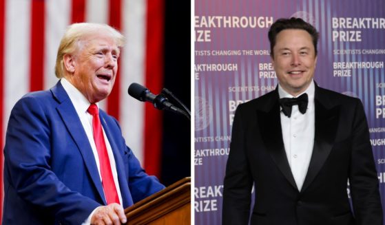 (L) Republican presidential nominee, former U.S. President Donald Trump speaks at a rally at the Brick Breeden Fieldhouse at Montana State University on August 9, 2024 in Bozeman, Montana. (R) Elon Musk attends the 10th Annual Breakthrough Prize Ceremony at Academy Museum of Motion Pictures on April 13, 2024 in Los Angeles, California.