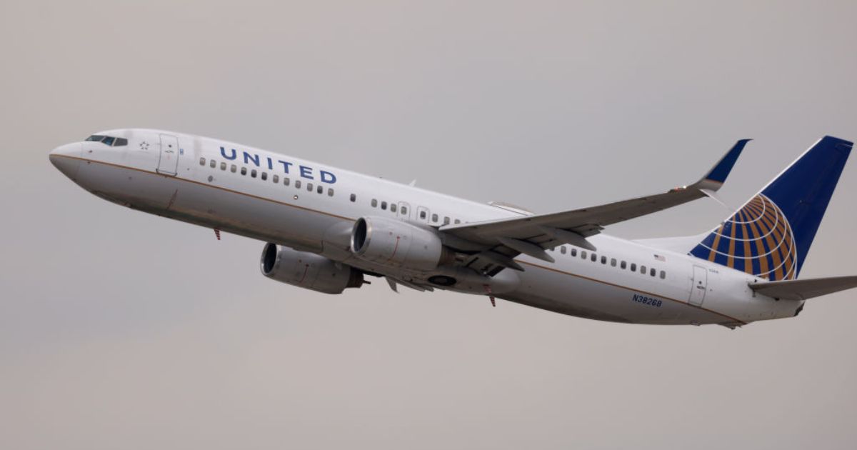 A United Airlines Boeing 737 departs Los Angeles International Airport en route to Austin on Sept. 19, 2024, in Los Angeles, California