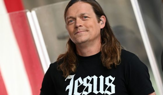 Singer Brad Arnold of the rock band 3 Doors Down performs at 2023 "Fox & Friends'" Summer Concert Series on May 26, 2023 in New York City.