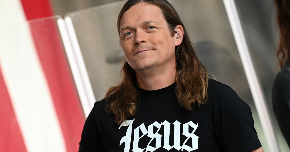 Singer Brad Arnold of the rock band 3 Doors Down performs at 2023 "Fox & Friends'" Summer Concert Series on May 26, 2023 in New York City.