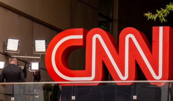 The CNN logo is seen outside of their studios at the Turner Entertainment Networks on June 27, 2024 in Atlanta, Georgia.