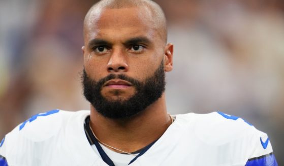 Dallas Cowboys quarterback Dak Prescott looks on before the game against the Baltimore Ravens in Arlington, Texas, on Sunday.