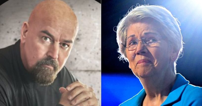 John Deaton, left, won the Republican primary for Senate in Massachusetts, and he has vowed to retire Democratic Sen. Elizabeth Warren, right.