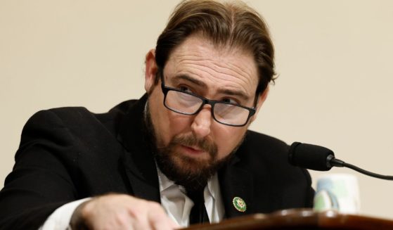 Rep. Eli Crane speaks during a joint Homeland Security subcommittee hearing on Capitol Hill in Washington, D.C., on July 18, 2023.