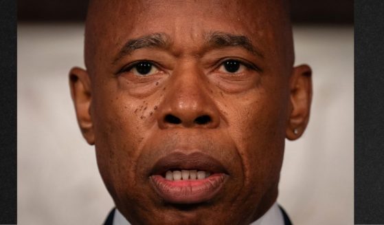 New York City Mayor Eric Adams is seen at a June 11 news conference at City Hall.