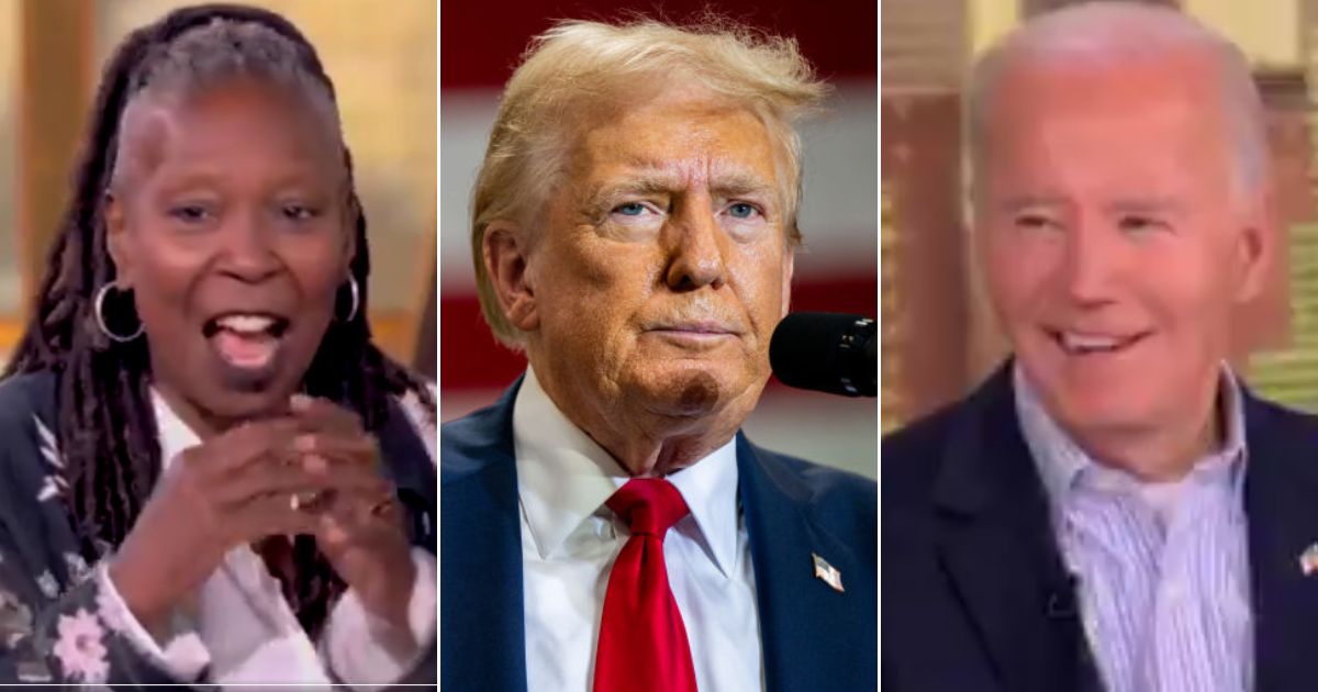 Watch: Whoopi Goldberg Calls Trump a Bug, Then Biden Pretends to Kill It in Shocking Moment Live on Air