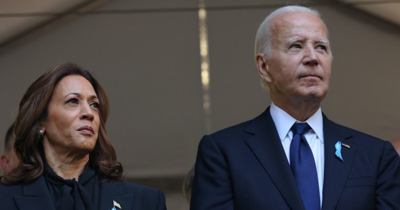 Neither Vice President Kamala Harris's campaign nor President Joe Biden's campaign reported the hacked information from former President Donald Trump's campaign to law enforcement, according to news reports.