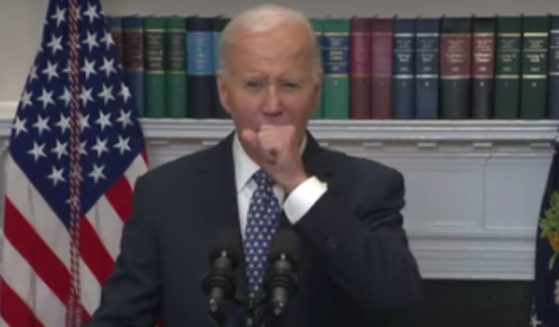 During a news conference on Monday, President Joe Biden admitted that he had a cold after coughing throughout the speech.