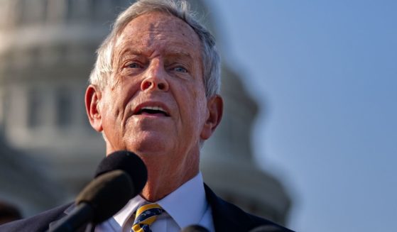 Rep. Joe Wilson holds up a copy of a letter he sent to President Joe Biden during a news conference on the House Foreign Affairs Committee report on the Afghanistan withdrawal at the U.S. Capitol in Washington, D.C., on Monday.