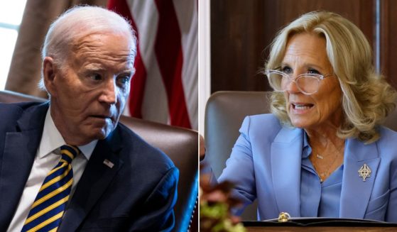 President Biden quickly turned the cabinet meeting over to his wife, Jill Biden, on Friday.