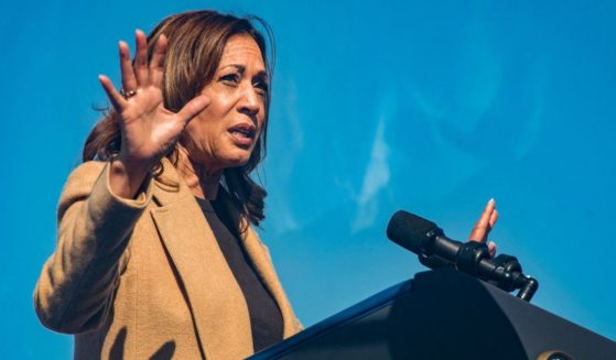 Vice President Kamala Harris speaks at a campaign event in North Hampton, New Hampshire, on Wednesday.