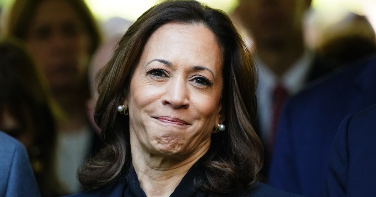 Vice President Kamala Harris attends a remembrance ceremony on the 23rd anniversary of the September 11 terror attack on the World Trade Center at Ground Zero, in New York City on Wednesday.