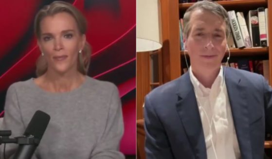 Rich Lowry of National Review, right, appeared on "The Megyn Kelly Show" with Megyn Kelly, left, and leftists are now making absurd racist claims against Lowry.