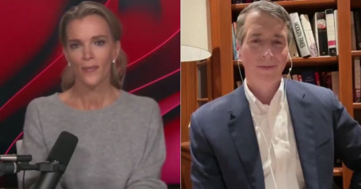 Rich Lowry of National Review, right, appeared on "The Megyn Kelly Show" with Megyn Kelly, left, and leftists are now making absurd racist claims against Lowry.