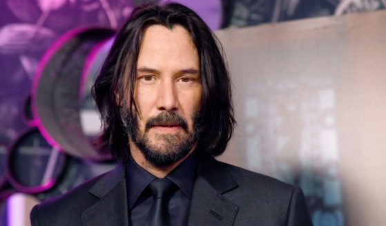 Keanu Reeves attends the "John Wick" special screenings in London, England, on May 3, 2019.