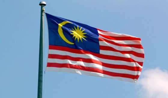 The flag of Malaysia is pictured in this stock image.