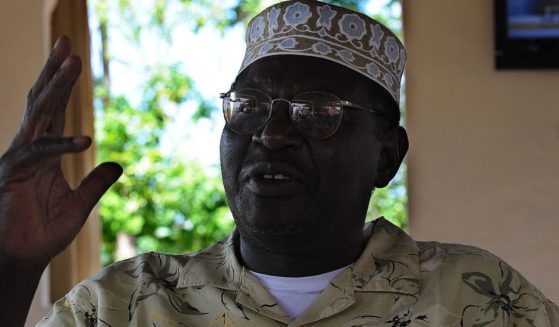 Malik Obama, the half-brother of former President Barack Obama, is interviewed in Nyang'oma, Kenya, on Jan. 16, 2013.