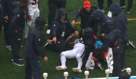 During Sunday's game against the New York Jets, Denver Broncos running back Tyler Badie collapsed on the sideline and was attended to by medical personnel.