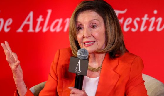 Nancy Pelosi speaks on stage during the "Nancy Pelosi on The Art of Power" panel for The Atlantic Festival 2024 in Washington, D.C., on Thursday.